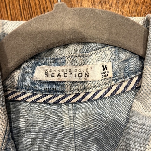 Kenneth Cole Reaction Women’s Blue Tank Top Size Small - Picture 3 of 4